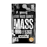 Warrior Mass Protein Powder – 5.04kg – Serious Mass Gainer – High Calorie, Weight Gain Supplement – 61g of Protein, 18 Servings, 1000+ Calories Shake, Supports Muscle Growth (Salted Caramel, 5kg)