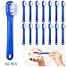 OMISTAR 50 PCS Denture Brushes Dual-Sided Bristle Individually Firm Hard Bristle Toothbrush Denture Cleaner Brush for Retainers False Teeth Braces