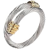 Dorriss Nail Rings Cable Open Twisted Ring for Women Stackable Stainless Steel Statement Adjustable Vintage Designer Fashion Brand Jewelry with Box