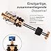 Skandika Wasserrudergerät Styrke Premium | Made in Germany, Kirschholz aus Deutschland, Rudergerät Wasser aus Holz, Kinomap App-Funktion, Rudermaschine für Zuhause, bis 180 kg