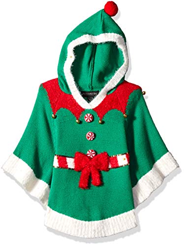 Blizzard Bay girls Girls Ugly Chrismas Sweater PonchoSweater