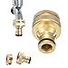Brass Faucet Tap Connector Mixer Hose Adaptor Quick Connecter 1/2 3/4 Copper Coupling Adapter Garden Watering Fittings Tool