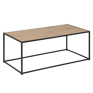 Marque Amazon – Movian Martin – Table Basse, 50 x 100 x 40 cm (longueur x largeur x hauteur), Finition chêne