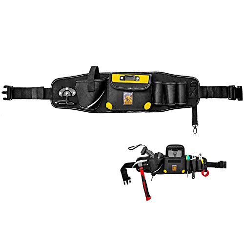 LO'MASTER Adjustable Electrician Waist Bag,Multi Pocket Electrician Tool Bag is Made of Oxford Cloth, Suitable for Electrician Technician Car Mechanic