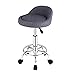 Stołek obrotowy stołek regulowany hydrauliczny podnośnik oparcie 360 ° Krzesło obrotowe Stołek pracy (szary, można zamówić w luzie)