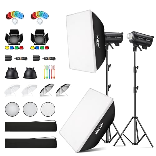 Godox 2*DP600III-V Studio Flash Strobe Light Kit