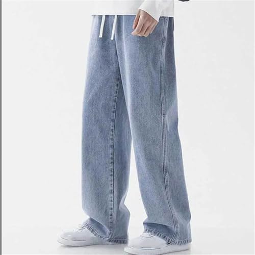 Men’S Jeans Loose Straight High Street Casual Daily Dragging Pants Casual Jeans4