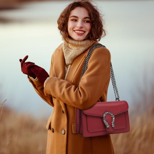 Image of Travistar Crossbody Bags for Women Small Handbags PU Leather Shoulder Bag Purse Evening Bag Quilted Satchels with Chain Strap