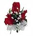 TheBridesBouquet.com Red Silk Rose Corsage - Wedding Corsage Prom- Wrist Corsage