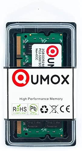 QUMOX Memoria SODIMM DDR2 da 2 GB 667 MHz PC2-5400