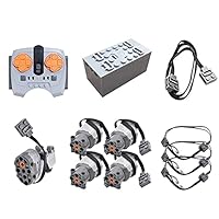 Power Functions Set, Motoren Set mit Motor, Fernbedienung, Batteriebox, Servomotor, L-motor Kompatibel mit vielen Modellen (#2)