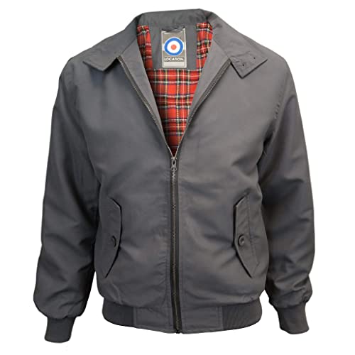 Location Chaqueta Harrington con forro de tartán