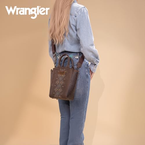 Bolso Wrangler Western para mujer con bordado azteca miniatura 3