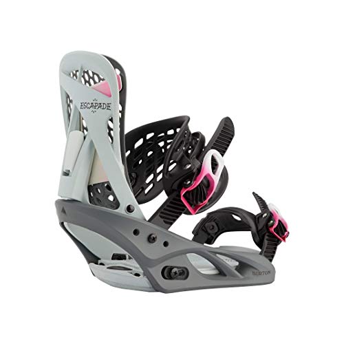 Livello: Expert Burton - Attacchi per Snowboard Escapade Twilight Gray, da donna, taglia L, colore: Grigio