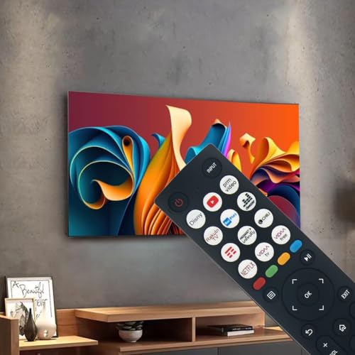 VINABTY EN2Q36H Replacement Universal TV Remote Control Applicable For Hisense VIDAA 4K TVs 120L9HA 100L9HD 120L5HA 32E53KQT 40E53KQT 32E43KT 32A4K 32A5KQ 40A4K 40A5KQ EN2Q36 - Image 3