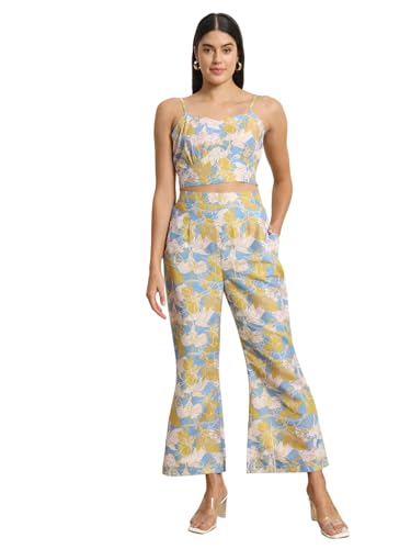Image of Womens 2-Piece Printed Coord Set | Treanding Top & Plazzo Co-ord Set