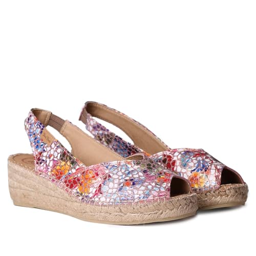 Toni Pons - BERNIA-P - Women's wedge espadrilles in leather