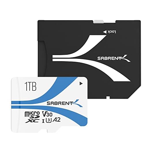 SABRENT Cartão de memória Rocket V30 A2 1TB MicroSDXC R100MB/s W30MB/s (SD-MQ30-1TB)