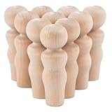 Wood Doll Bodies - Mom 2-1/4 inch - Bag of 10