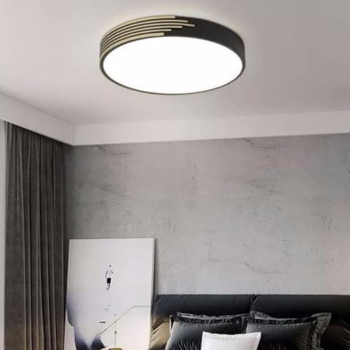 Plafonnier LED tricolore maison : éclairage salon chambre cuisine 40cm