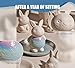 Air Dry Clay Glaze, 200ml/7oz Air Dry Clay Varnish, Clear Gloss Varnish for Sealing Acrylic Painting, Pottery Clay and Wood, Clay Sealant to Prevent Cracking Scratches Wear, Waterproof &High Gloss