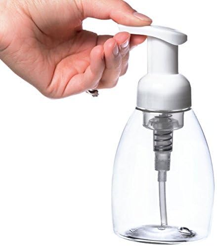 Bar5F Foaming Pump Bottle for Dr. Bronner's Castile Soap and All Generic Concentrated or Regular Soaps, 8.5-Ounce Clear