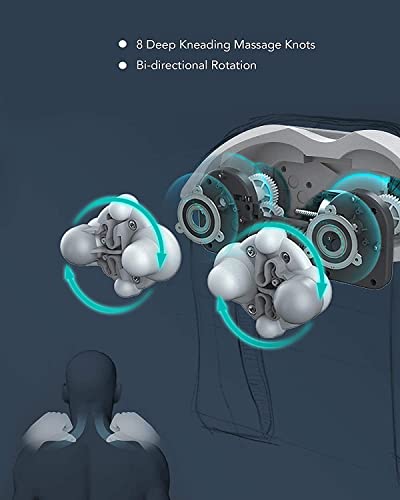 Massagegerät Nackenmassagegerät mit Wärme , Shiatsu Rückenmassagegerät mit 3D-Massage für Schulter Nacken Rücken im Büro Zuhause - Image 5
