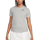 Athletic Fit Nike Camiseta de mujer Club Essentials gris, gris, XL