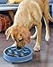 Outward Hound Large Slow Feeder Bowl, Puzzle Maze for Fast Eaters, Medium to Large Dogs, Helps Prevent Bloat & Aid Digestion, Holds 4 Cups Wet or Dry Food, Non-Slip, Made Without BPA, Blue