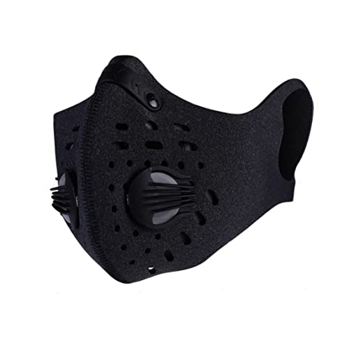 Masque d'entraînement, masque anti-poussière au charbon actif, anti-pollution, pollen, allergènes, filtrat de gaz d'échappement Pm2, 5 pour la course à...