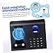 NUOBESTY 1Pc Face Recognition Clock Dual Recognition Attendance Machine with Fingerprint Reader for Office Small Business Supports Faces Fingerprints High Performance
