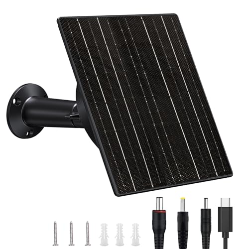 Image of 10W Solar Panel with 10400mAh Battery for Security Cameras
