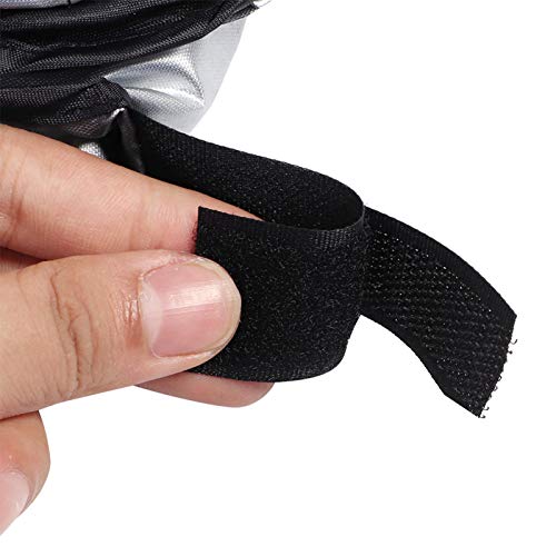 Bordstract Swing Chair Canopy Replacement Cover, 56X47In / 142X120Cm Waterproof Canopy Top Cover, Sun Shade Canopy For 2 Person Outdoor Porch Bench (Black) #TOP4