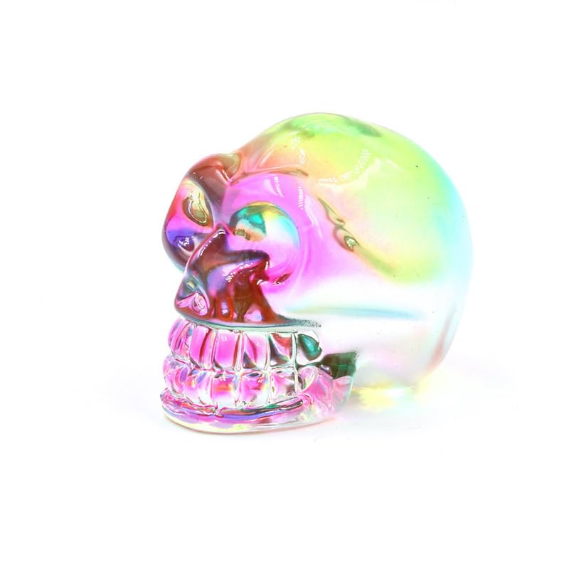 Estatuas Calavera de Cristal Paquete 10 Piezas miniatura 5