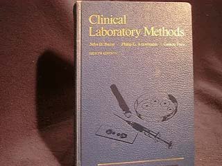 Hardcover Clinical laboratory methods Book