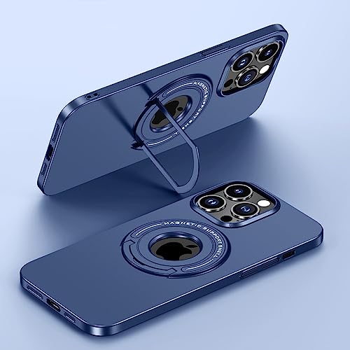 Coque magnétique iPhone 14 Plus LVTFCO avec support en métal mat