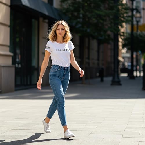 Freedom USA T-Shirt America Flag Patriotic Memorial Tribute Top Tee Shirt Men and Women3