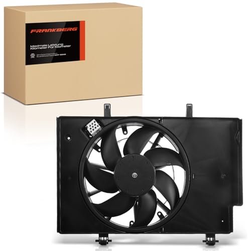 Frankberg 1x Ventilador del Radiador Ventilador de Enfriamiento del Motor 250W Compatible con B-Max JK 2012-2013 Fiesta VI 2008-2013 Fiesta VI CB1 CCN 2008-2012 Reemplazo# 1525897