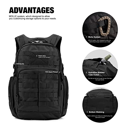 Mardingtop 25L Molle-Rucksack für Outdoor-Aktivitäten