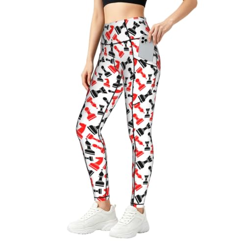 Pantalon de yoga stretch non transparent avec poches latérales