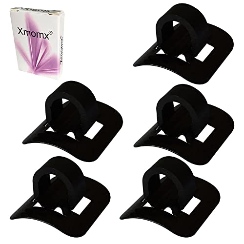 Xmomx 5 Sets (5 Pcs Base + 5 Pcs Clip) Mtb Bike Cable Guide Brake Cable Shift Cable Derailleur Cable Base Guide Clip Fitting Line Tube Housing Durable Alloy #TOP3