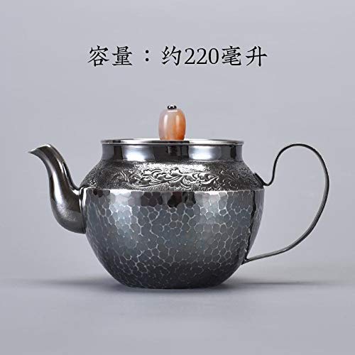 シルバーポット Amazon | シルバーポット手作り西師ポット家庭用小型シルバー