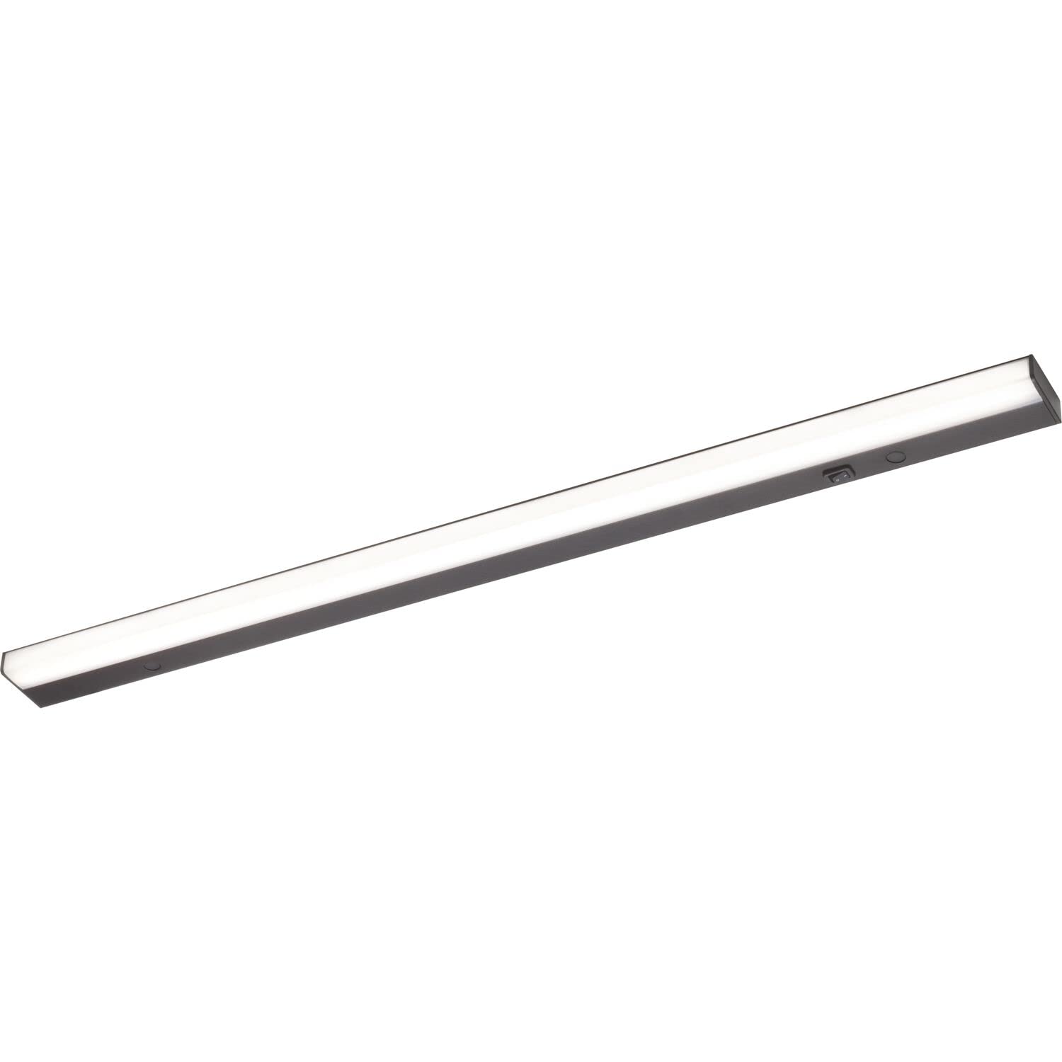 DOMUS LINE LED Unterbauleuchte Wolf 120cm Küche, Schrankleuchte Unterbau neutralweiß 3900K mit Direkanschluss, 230V Aluminium schwarz