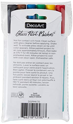 Deco Art Glass Paint Markr St Primary, Us:one Size #TOP1