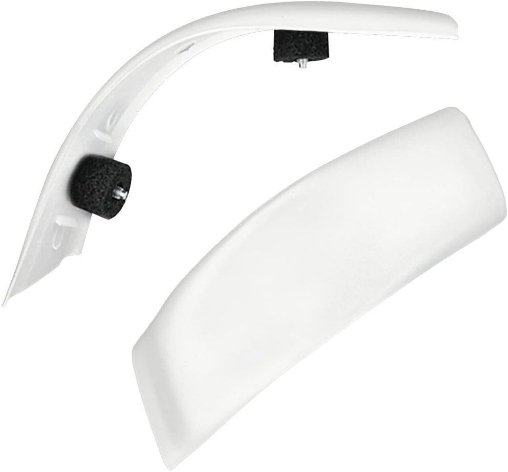 Pair Cab Corner Roof Side Molding Trim for Ford Super Duty F-450 F-250 1999 2000 2001 2002 2003 2004 2005 2006 2007 White YC3Z-2551729-AAA, F81Z-2551729-AAE