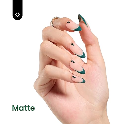 Image of Beetles Green Gel Nail Polish - 15ml Dark Green Gel Nail Polish, Soak Off UV LED Nail Lamp St. Patrick's Day Fall Nails Art Manicure Salon DIY Home