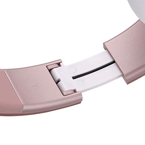 Powerlocus Bluetooth Headphones Over Ear, Bluetooth Headphone Rose Gold, Wireless Headphones Foldable, Hi-Fi Stereo, Soft Memory Foam Earmuffs, Built-In Mic & Wired Mode For Iphone,Android,Pc,Laptops #TOP4