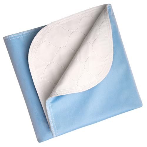 Brosive Washable and Reusable Incontinence Bed Pads, Waterproof Bed Pads, Washable Underpads, Mattress Protector for Adults, Kids and Pets, 28