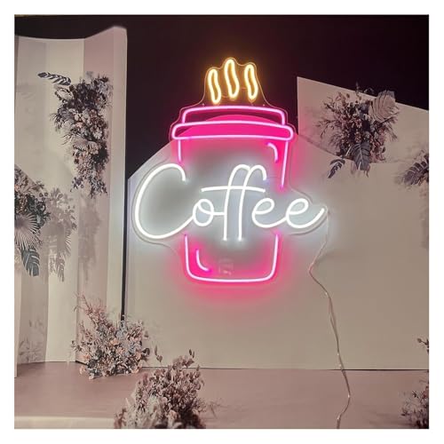 Néon Enseignes lumineuses pour mur sombre déco intérieur salon café