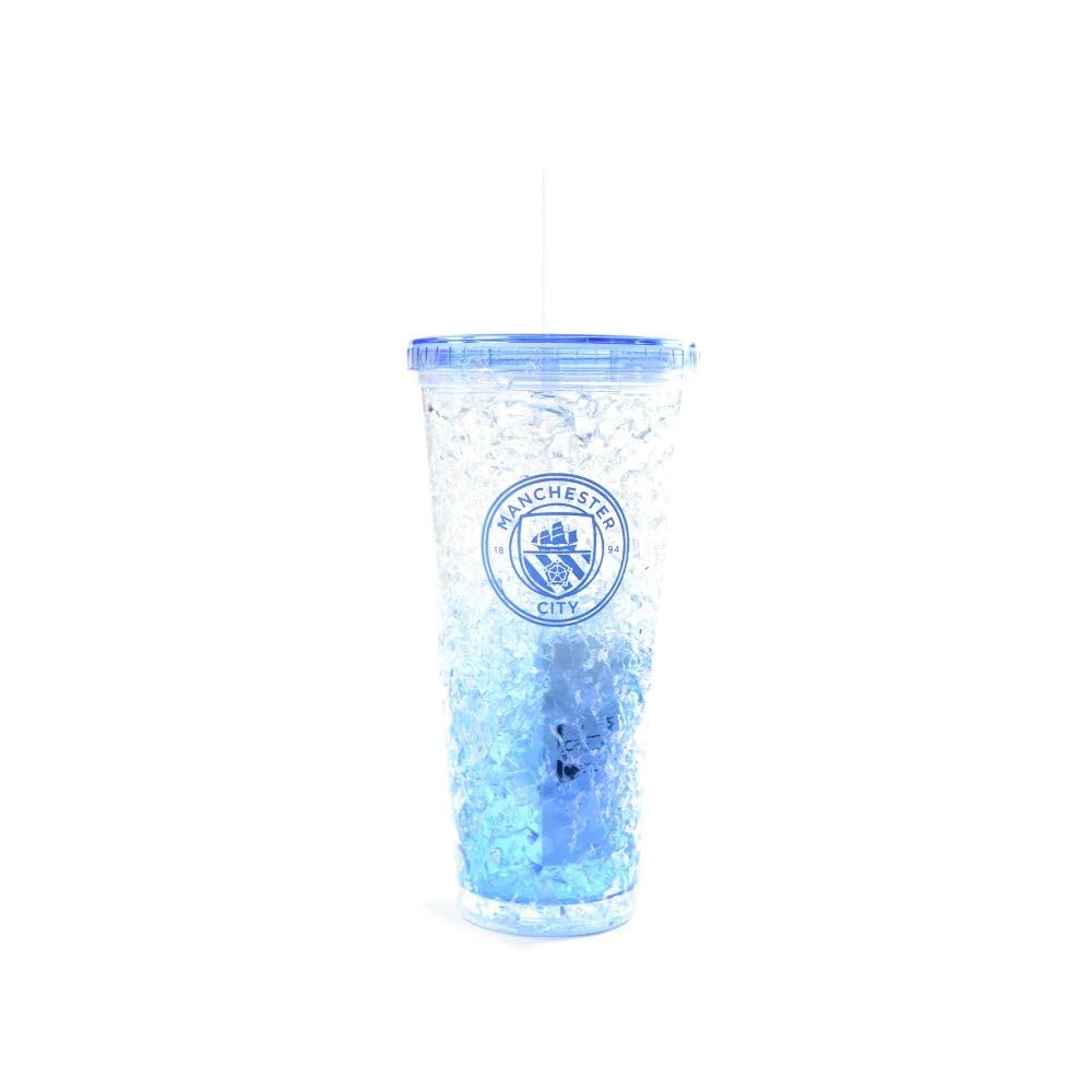 Team Direct Freezer Cup with Straw (Manchester City FC)